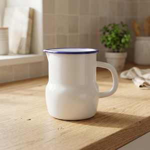 Caraffa in Acciaio Smaltato Vetrificato 750ml Blanco Spagna (Ibili 904609) - Product Image 2