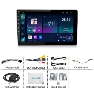 Radio Player Mp5 Mobil Wifi, mesin Universal Android 9 inci navigasi GPS mobil