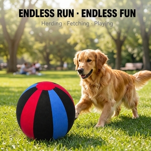 <strong>Herding</strong> Ball for Dogs and Horses Anti Burst Dog Exercise Ball With Washable Fabric Cover and Pump Outdoor <strong>Herding</strong> Yoga Ball - Product Image 1