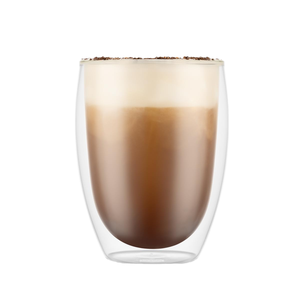 Ensemble de 6 verres à double paroi <span class=keywords><strong>Bodum</strong></span> PAVINA, 350 ml, <span class=keywords><strong>tasses</strong></span> à latte, résistantes au micro-ondes, pour boissons froides, soufflées à la bouche - Product Image 1
