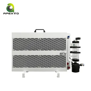 Apexto Brand new 8kw 12kw radiator Hydro cooling row water cooling system save energy for Hydro machine