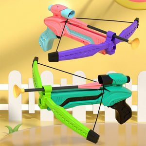 Juego de juguetes de ballesta de espuma suave para deportes al aire libre para niños, juego de tiro con arco y flecha de plástico seguro para niños y adultos, regalo de tiro con arco para el tiempo libre - Product Image 1
