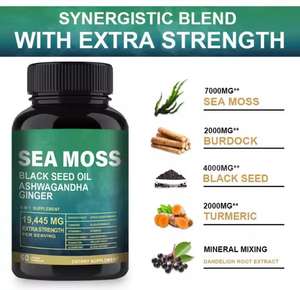 Etiqueta privada OEM/ODM Suplemento de hierbas Cápsulas de musgo marino Cápsulas de extracto de Bladderwrack orgánico para la salud - Product Image 2