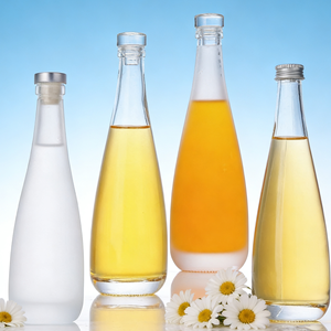 Vente en gros <span class=keywords><strong>de</strong></span> bouteilles en verre coniques <span class=keywords><strong>de</strong></span> 330 ml et 500 ml avec bouchons en aluminium ou bouchons en liège pour jus et boissons gazeuses - Product Image 5