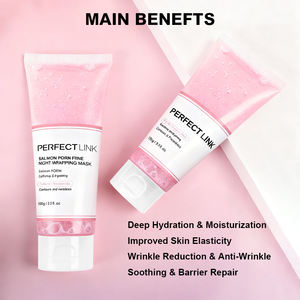 OEM Haut PDRN Koffein Straffende Hydratation Lachs-<span class=keywords><strong>DNA</strong></span> Koffein-Kollagen Übernacht-Peel-Off Gesichtsmaske - Product Image 5