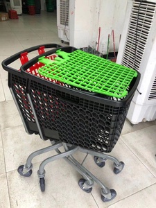 Carrello personalizzato per supermercato in plastica e carrelli per carrelli della spesa usati per negozi al dettaglio