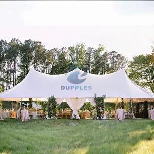 20x50m 1000座椅透明跨度婚礼派对帐篷天花板装饰派对户外婚礼活动帐篷出售
