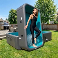 Piscine gonflable géante en PVC pour l'été, pour adultes et enfants, avec technologie Drop Stitch, pour usage domestique