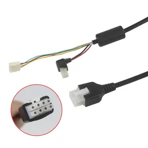 Black Waterproof 8 PIN 5557-08R to Terminal Copper Conductor Automotive Wire Harness for Lifting Office Desktop