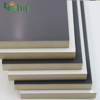 Panneau MDF personnalisé en usine avec face PET, placage brillant, panneau MDF UV pour meubles et armoires