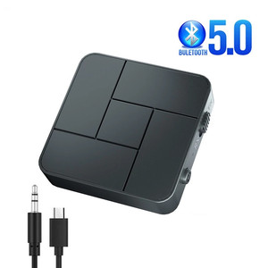 Receptor y transmisor Bluetooth 5.0, adaptador de audio inalámbrico 2 en 1 para llamadas manos libres en el coche - Product Image 2