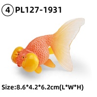 Figurines de poissons artificiels flottants pour aquarium, poissons rouges Koi, créatures marines, décoration