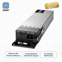 Alimentation de secours Cisco Switch 9300 PWR-C1-1100WAC-P=, 1100WAC, certifiée Platinum