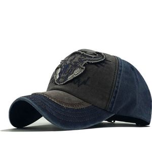Casquettes de sport unisexe en toile délavée avec logo personnalisé brodé en 3D et effet vieilli, style casquette de baseball pour papa - Product Image 5