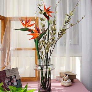 Fleur artificielle de Strelitzia Reginae à tige unique, fausse fleur d'oiseau de paradis pour la décoration de la maison, des hôtels, des mariages et de la photographie - Product Image 4