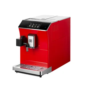 BTB-203 yüksek kalite espresso kahve makinesi tam otomatik süt köpürtücü dahili değirmeni sezgisel dokunmatik ekran
