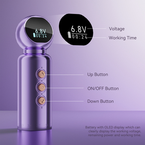 Điều chỉnh đột quỵ xách tay LED hiển thị kỹ thuật số Mini Cartridge dùng một lần tốc độ cao coreless động cơ trang điểm vĩnh viễn máy - Product Image 6