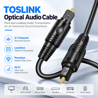 Toslink Optische Audiokabel Digitale SPDIF 5.1 Kanaals HiFi Lossless Fiber Cord voor TV Soundbar Home Theater AV Projector Speaker