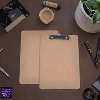 Porte-documents multifonctionnel A4 avec emplacement pour stylo et rangement, en bois, imperméable, personnalisable avec logo, pour bureau et école