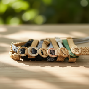 Cintura in PP con Fibbia Rotonda da 5 Cm, Cintura Intrecciata con Fibbia a Goccia - Product Image 3