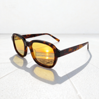 Lunettes de soleil polarisées en acétate de haute qualité avec logo personnalisé, anti-radiation, pour hommes et femmes, UV400, montures carrées pleine monture