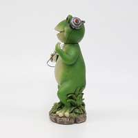 Figurine de grenouille en résine pour la décoration de jardin