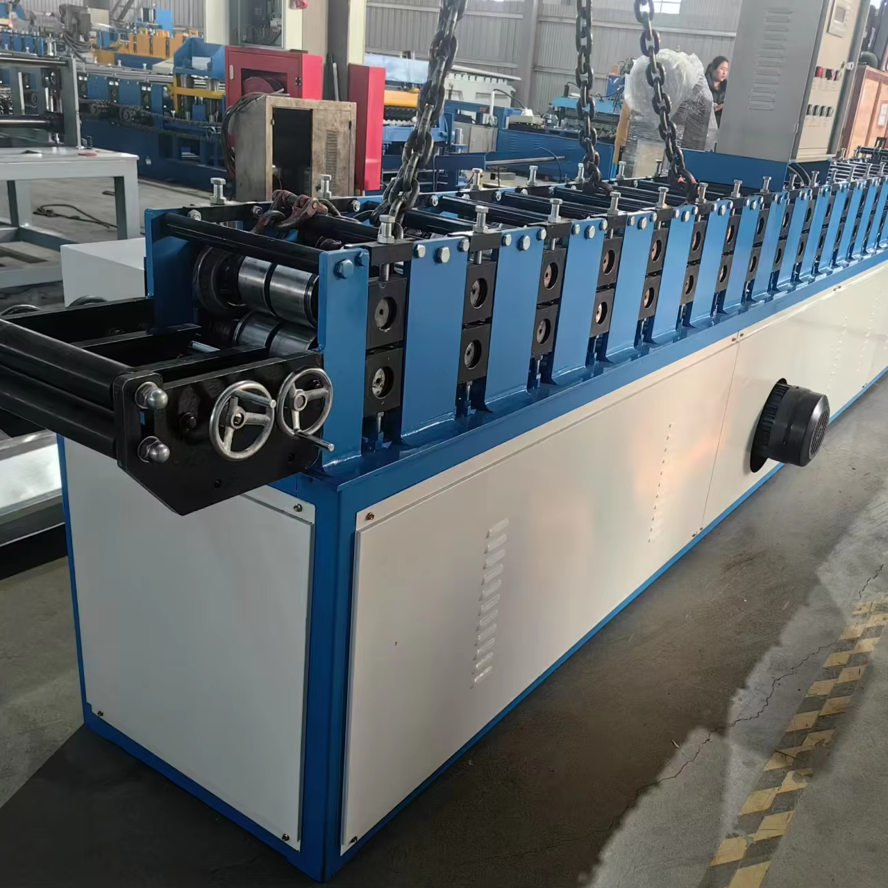 Thin Sheet Door Panel Roll Folding Forming Manufacturing Machine