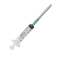 Pasokan pabrik jarum suntik Luer plastik sekali pakai dengan jarum 1ml 2ml 3ml 5ml 10ml 20ml 50ml 100ml untuk penggunaan industri anjing kucing