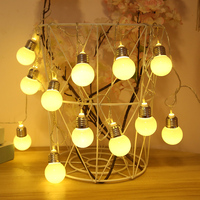 Lampes solaires à 10 led avec chaîne, double fonction, lumière de noël, nouveau STYLE, 2021