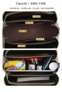 Bolsos de Mano de Moda para Mujer, Nueva Colección, Bolsos Cruzados de Piel Sintética, Estilo Retro, Versátiles, para Mamá - Product Image 3