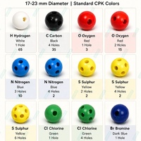 Juego de Química Avanzado de 425 Piezas con Certificación CPC, 12 Elementos (H, C, O, N, S, P, F, Cl, Br, I, B, Plata), Modelo Molecular con Orbitales P