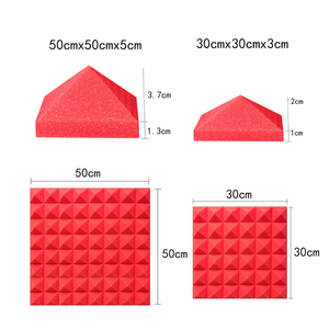 Feuille de panneaux de mousse acoustique de conception traditionnelle ignifuge de son classique de sortie d'usine 80% réduction du bruit pour les studios d'hôtels - Product Image 4