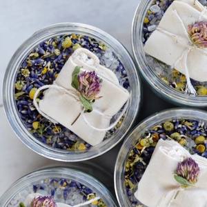 Sacos de Chá de Sal de Banho de Qualidade Premium, Ideais para Uso em Spa de Hotel, Esfoliante Portátil com Ingredientes Naturais - Product Image 3