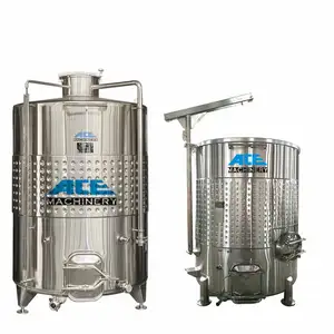 Máquina de fabricação de vinho automática inox 200l 500l 1000l