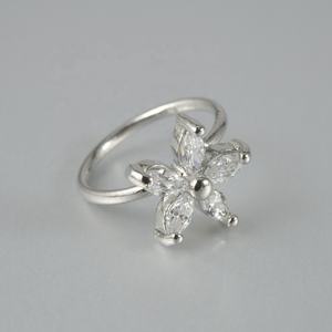 Petites boucles d'oreilles à crochet en laiton, <span class=keywords><strong>anneau</strong></span> de nez pliable en zircon, piercing hélix d'oreille, bijoux de corps tendance pour mariage - Product Image 4