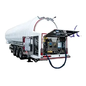 LNG Mobile Refueling Station For Heavy Cargo Vehicles And Passenger Transport