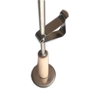 Thermomètre à bonbons en acier inoxydable avec écran LCD IP65 pour friteuse et bouilloire, avec poignée en bois, personnalisation OEM/ODM