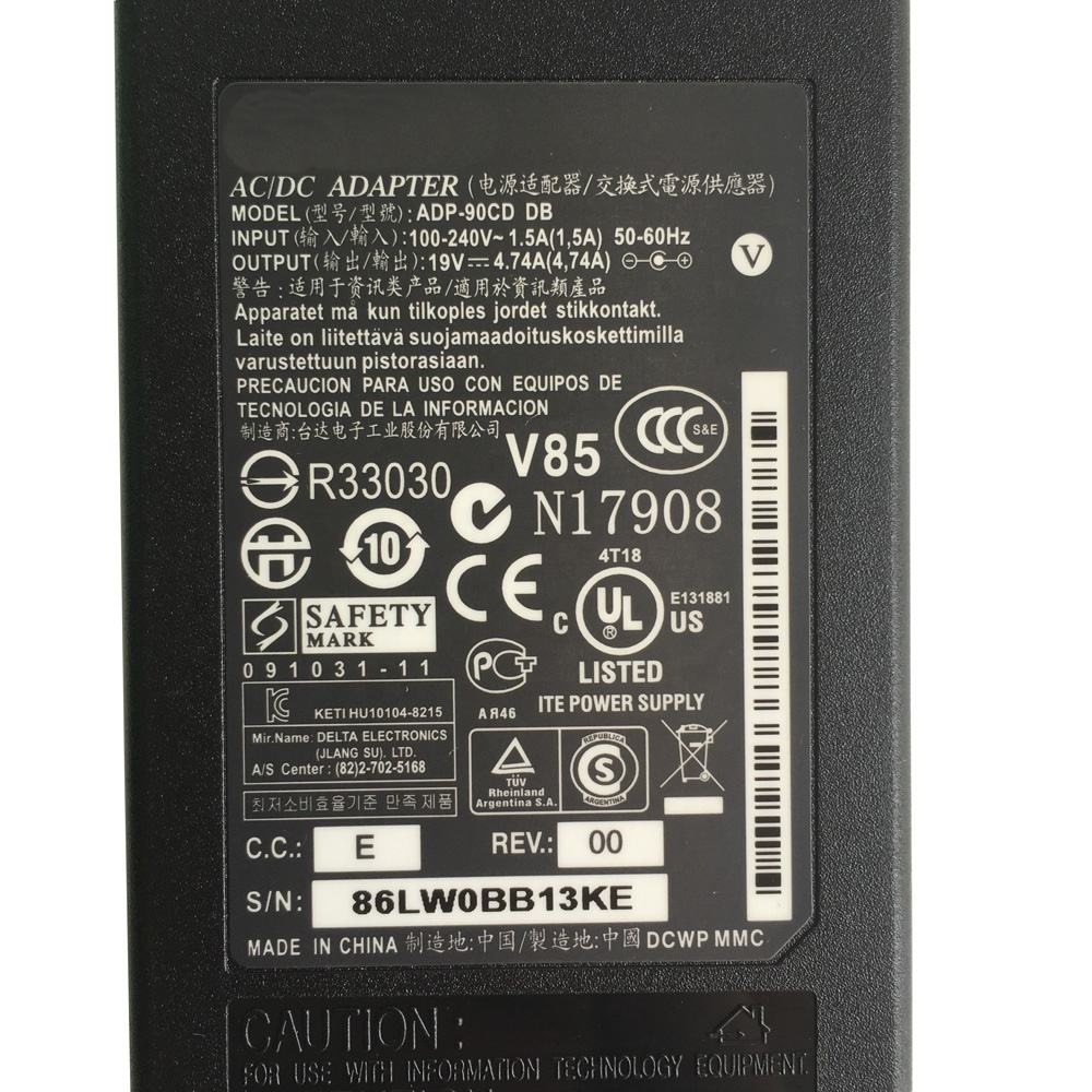 ノートパソコン充電器ACアダプター90W Acer Aspire 7750G NP515 Nitro