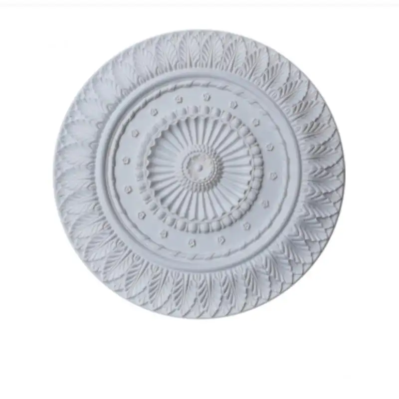 Hot Sale Custom Great Quality Round Ceiling Medallions With PU Material For Indoor Ceiling Decotrition