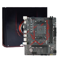 Carte mère de jeu pour ordinateur de bureau AMD pour AM4 A320, double canal DDR2/DDR4, 32 Go, USB 3.2, M ATX