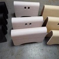 Service de fabrication sur mesure par usinage CNC pour pièces courbées en bois de noyer noir, destinées à l'usinage d'équipements industriels