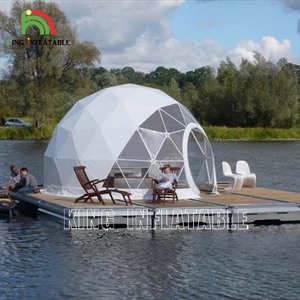 Mozzi cupola geodetica <span class=keywords><strong>kit</strong></span> <span class=keywords><strong>per</strong></span> la casa <span class=keywords><strong>campeggio</strong></span> all'aperto struttura in acciaio Pvc tenda ristorante dell'hotel con connettori a cupola geodetica - Product Image 5