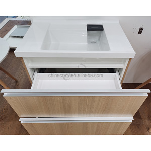 Mueble de baño multifuncional moderno resistente al agua con espejo inteligente y cajón de lavabo para hoteles - Product Image 6