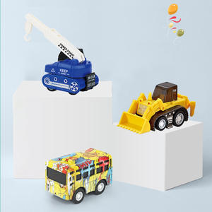 बच्चों का खिलौना मिश्र धातु पशु कार 360 रोटेटिंग फेरिस व्हील प्रदर्शनी स्टैंड बच्चों के लिए प्यारा क्रिएटिव डायकास्ट मिनी कार सेट खिलौना - Product Image 4