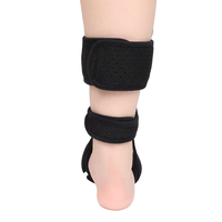 KS-3067 # Orthèse ajustable pour pied tombant, attelle AFO pour le soutien de la cheville avec plaque en acier flexible et multiples sangles