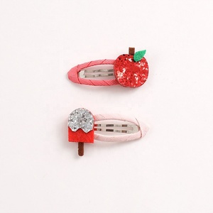 Nuevas Pinzas para el Cabello de Fieltro de Pascua, Horquillas con Forma de Huevo de Pascua, Accesorios para el Cabello Hechos a Mano con Patrón Geométrico de Moda para Niñas, Pinzas de Pico de Pato para Fiestas Infantiles - Product Image 3
