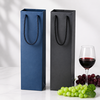 Sacs cadeaux pour bouteille de vin avec poignées en corde torsadée pour l'emballage de bouteilles de vin et les cadeaux de fêtes