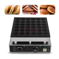 110V USA Plug Commercial En Acier Inoxydable Crêpière Multifonctionnel Mini Gaufrier Machine Électrique Fonctionne en Néerlandais