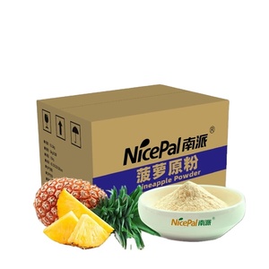 Doğal Glutensiz Koşer Sertifikalı Organik Ananas Tozu, Hazır Karışık Toz Poşet Meyve Suyu İçeceği İçin - Product Image 1