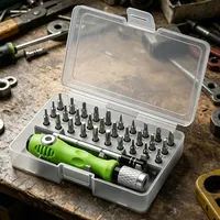 Kit de tournevis de précision en plastique 32 en 1, outil de réparation multifonctionnel pour le démontage et la réparation de téléphones, ordinateurs et appareils électroniques